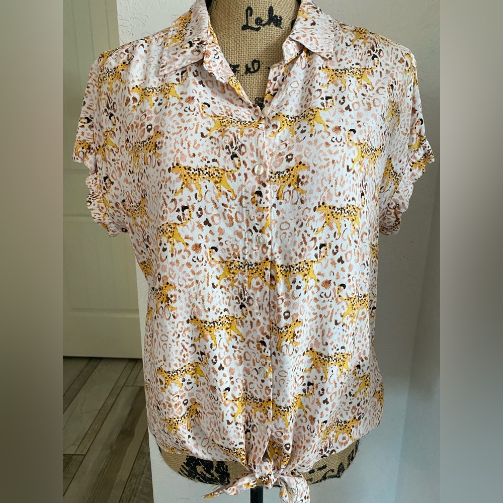 JANE + DELANCEY Floral Print Top